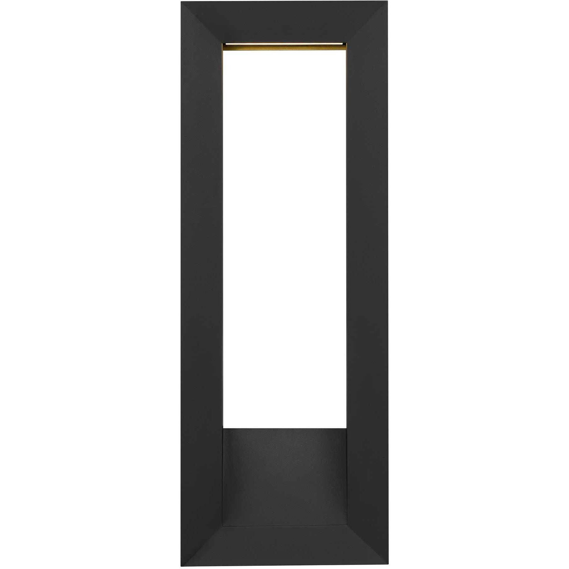Paletto LED 28 inch Sand Black Outdoor Wall Sconce