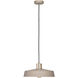 Valdiola 1 Light 14.17 inch Sandy and Polished Brass Pendant Ceiling Light