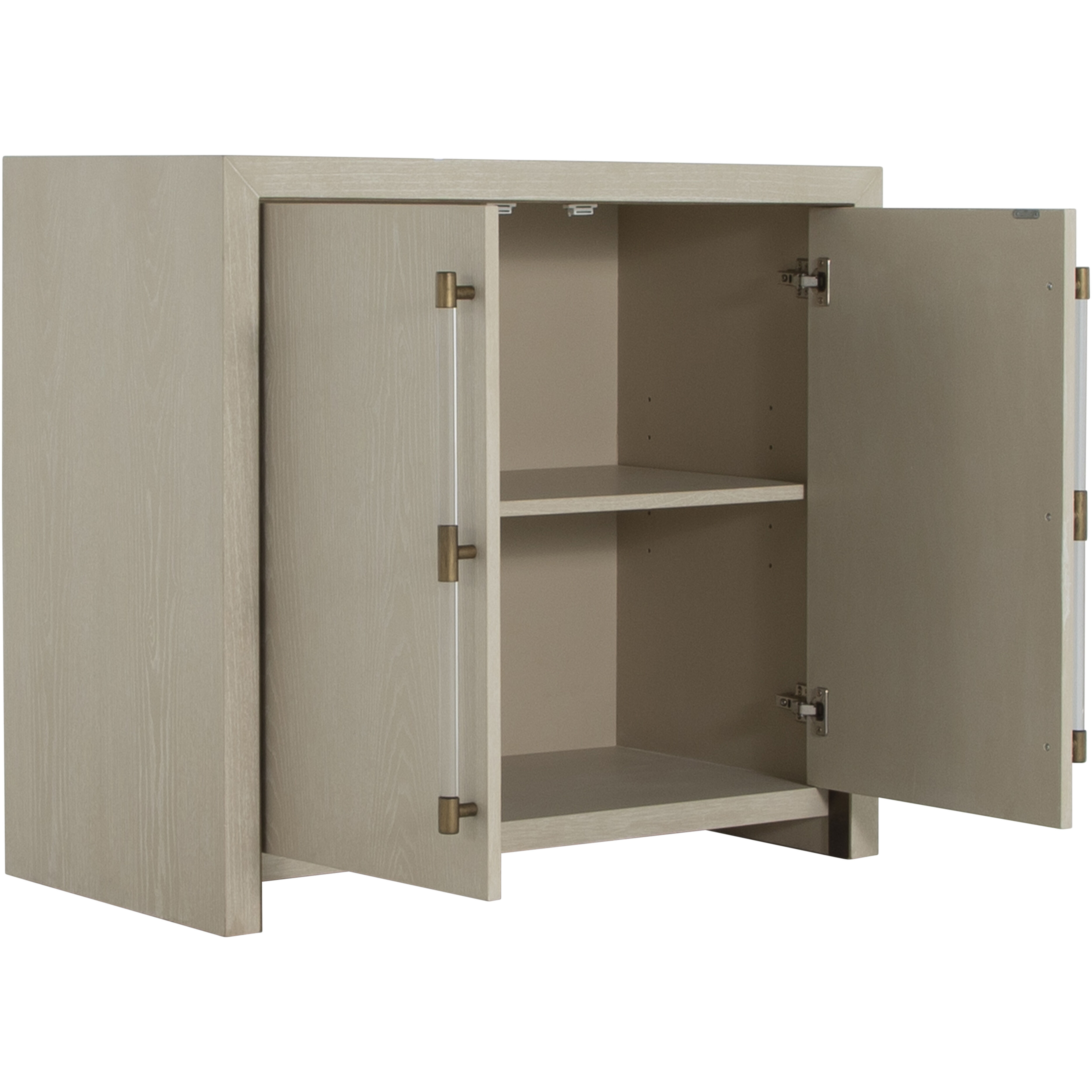 Winford Cerused White / Stained Gold Cabinet