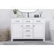 Lewis 48 X 22 X 34 inch White Vanity Sink Set