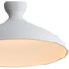 Aethera Pendant Ceiling Light in White Sandstone Cement