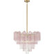 Addis 12 Light 26.75 inch Aged Brass Chandelier Ceiling Light in Spring