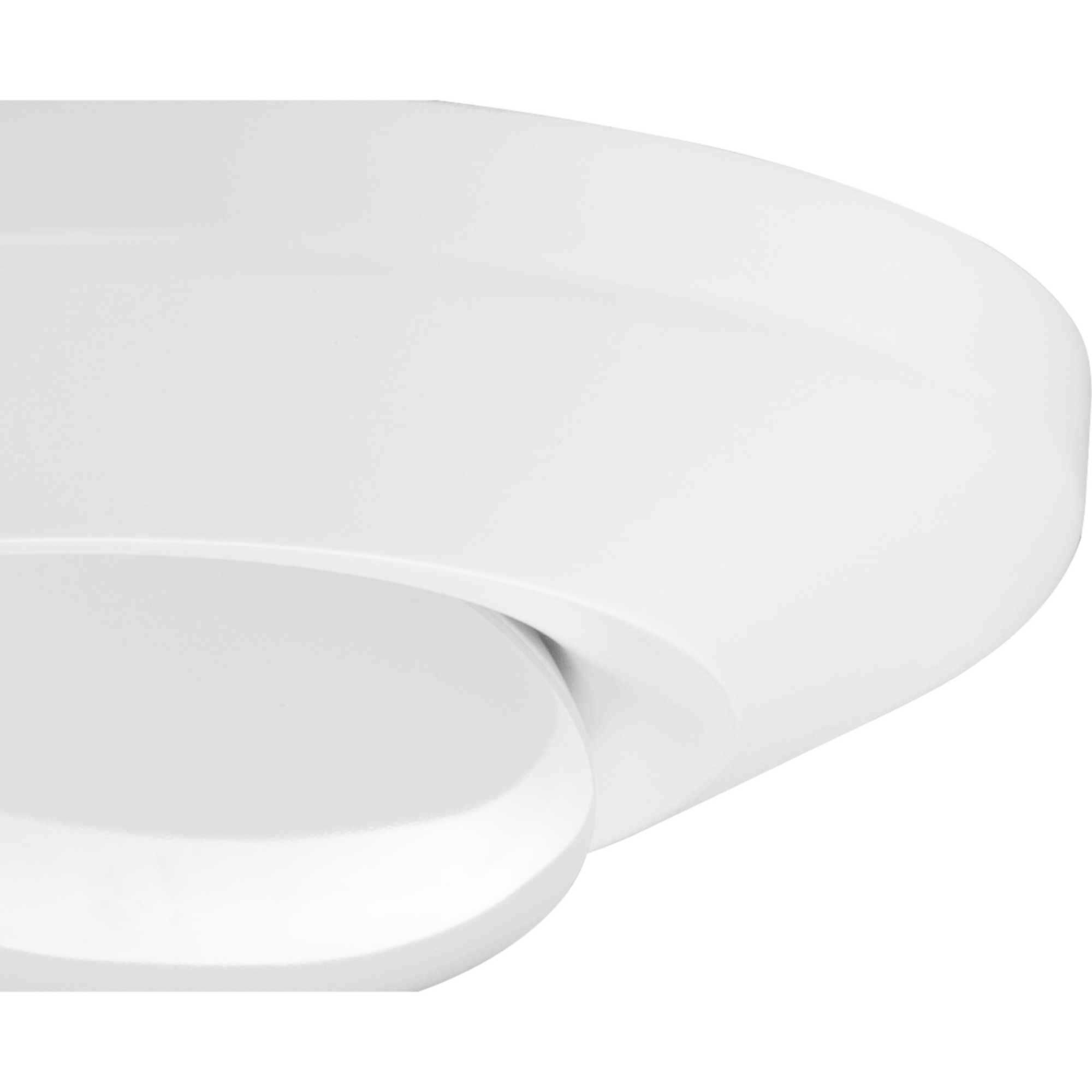 Intrinsic LED 7.25 inch Satin White Flush Mount Ceiling Light in Matte White, Progress LED