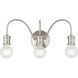 Lansdale 3 Light 19 inch Brushed Nickel Vanity Sconce Wall Light