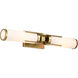 Roselle 2 Light 24 inch Natural Brass Vanity Light Wall Light