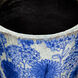 Terracotta Blue and White Outdoor Planter, Set of 4