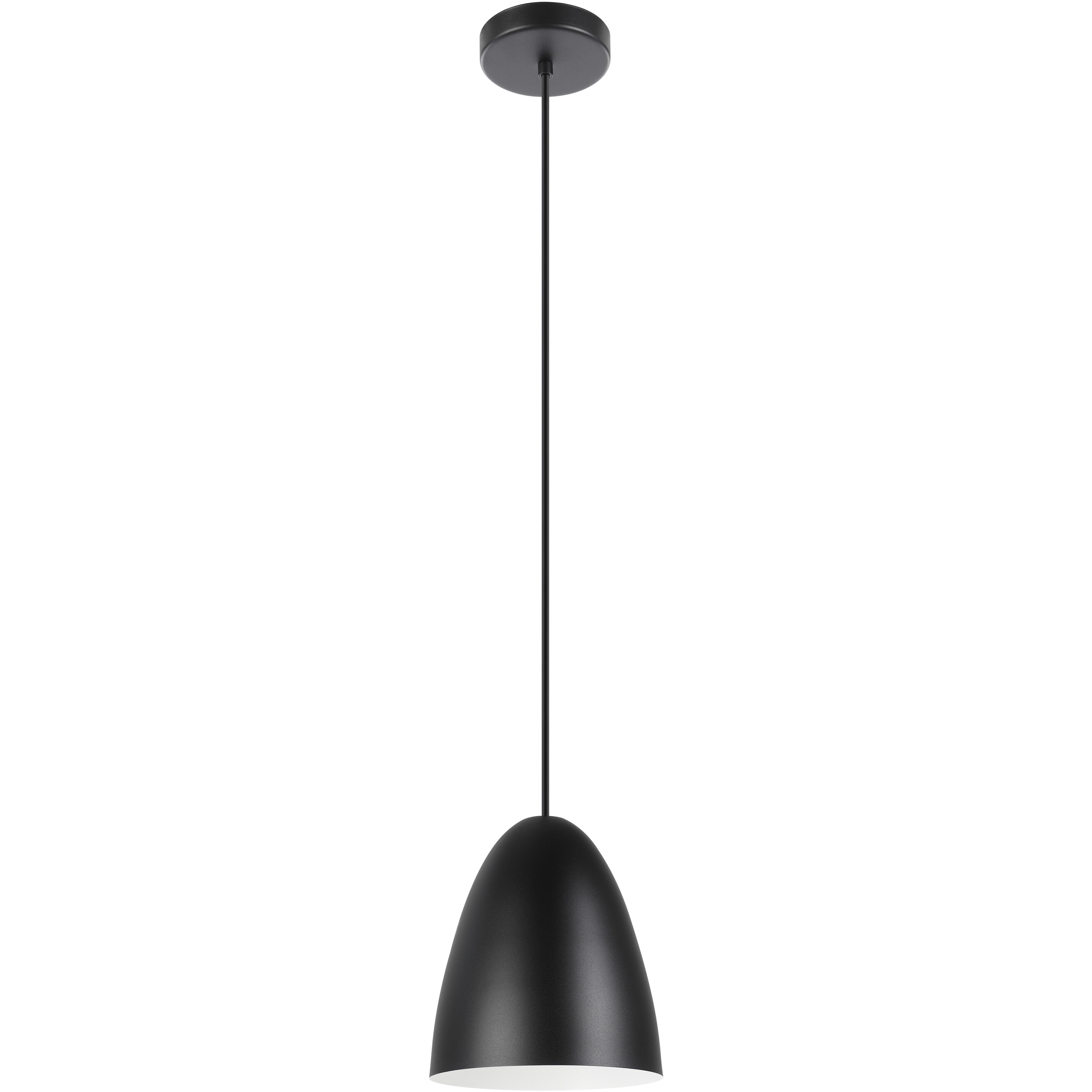Sarabia 1 Light 7.48 inch Black and Matte White Pendant Ceiling Light