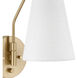 Valley Park 1 Light 6 inch Alturas Gold Pin Up Sconce Wall Light, Large