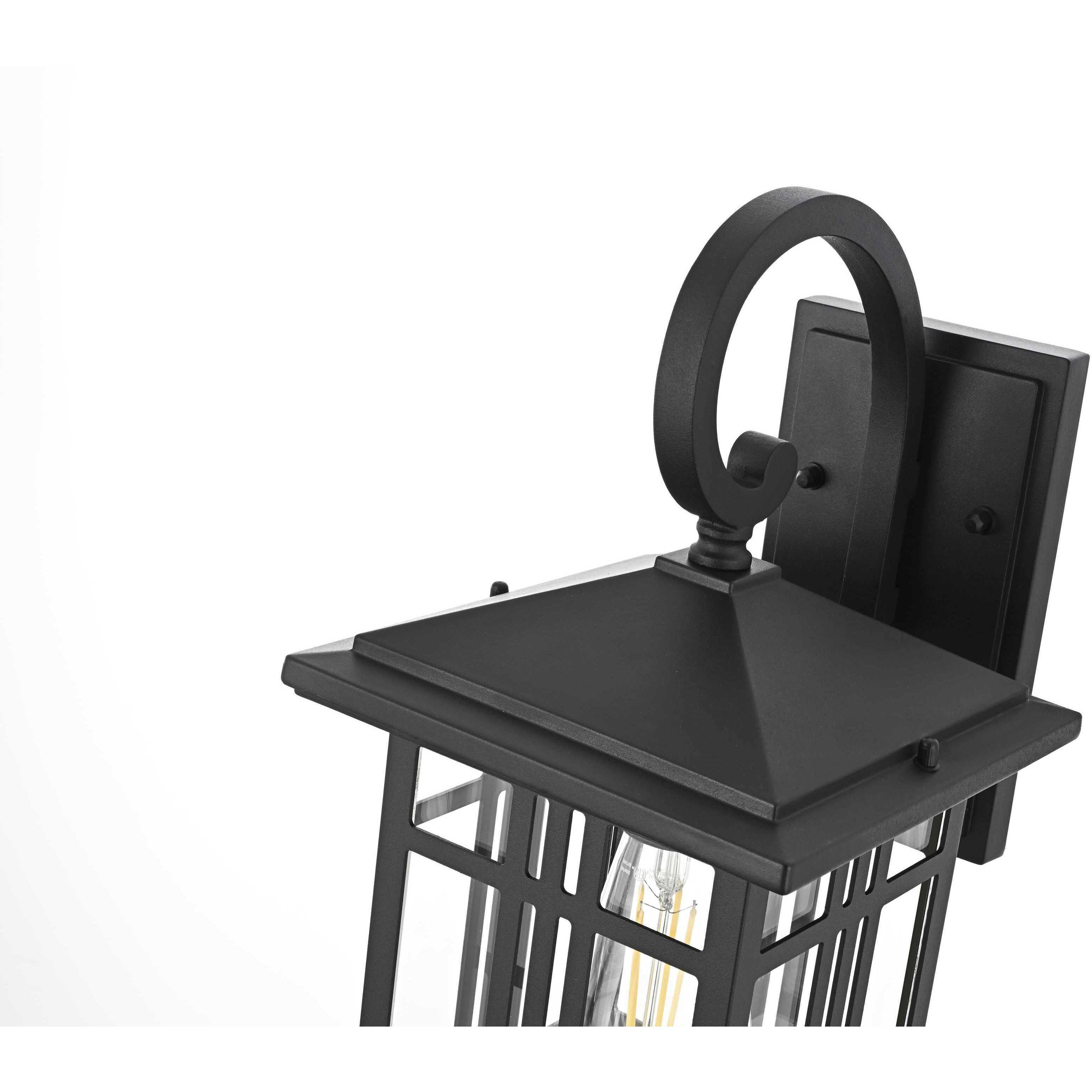 Harley 1 Light 15 inch Black Outdoor Wall Sconce