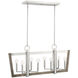 Westend 8 Light 36.5 inch Satin Platinum Chandelier Ceiling Light