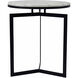 Taryn 20 X 17 inch White Accent Table, Large