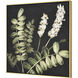 Botanical Study II Green with Black and Gold Framed Wall Art