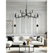Bedford LED 48 inch Matte Black Chandelier Ceiling Light