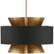 Oxenwood 6 Light 24 inch Brass Chandelier Ceiling Light