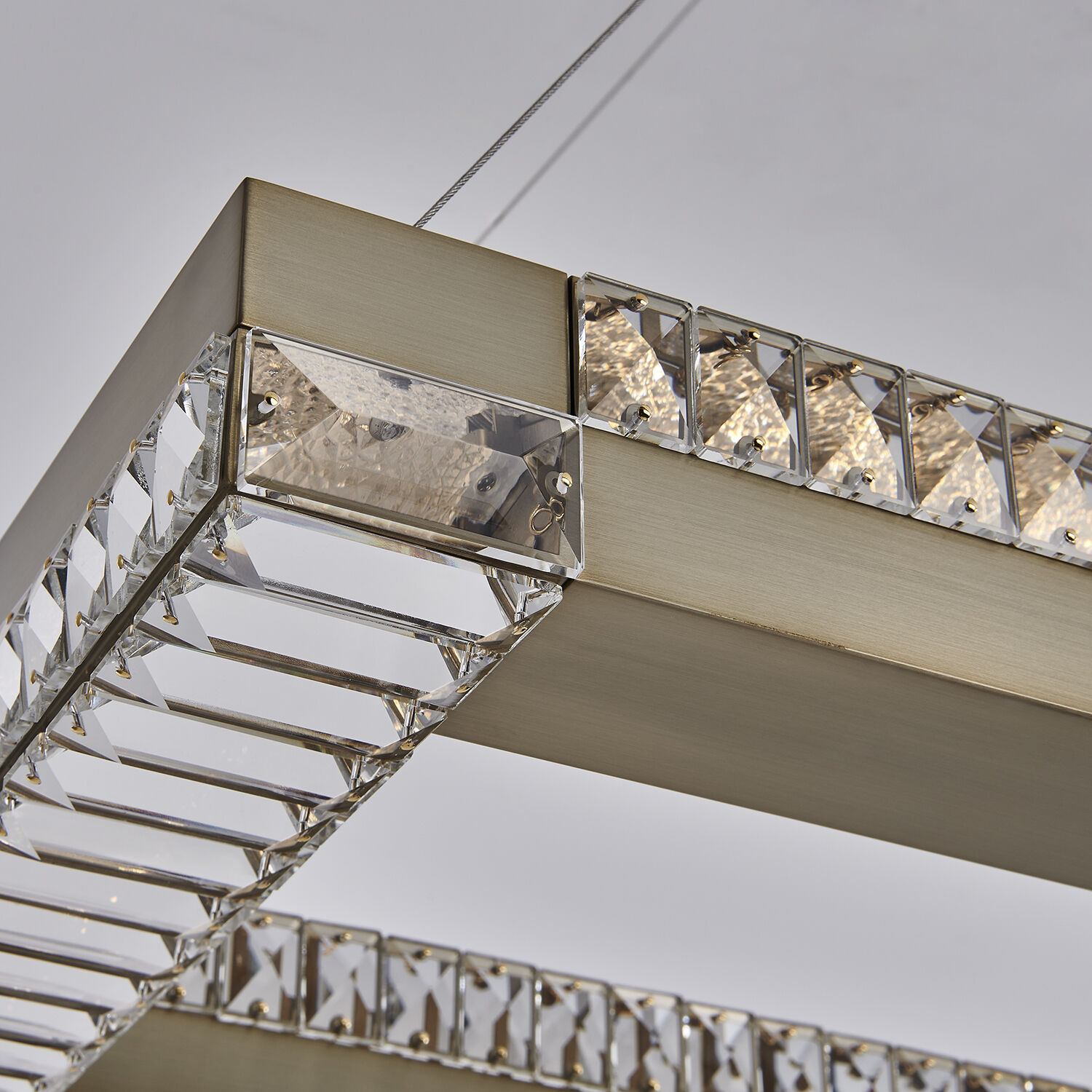 Dama Island Light Ceiling Light in Winter Brass