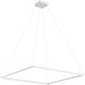 Piazza Pendant Ceiling Light in White
