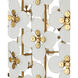 Spring Flower 12 Light 35 inch Brass Chandelier Ceiling Light