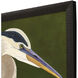 Animals Green and Blue and Rust and White Framed Art