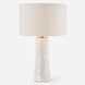 Pavlova 27.6 inch 150.00 watt Glossy White Glaze and Brushed Antique Brass Table Lamp Portable Light