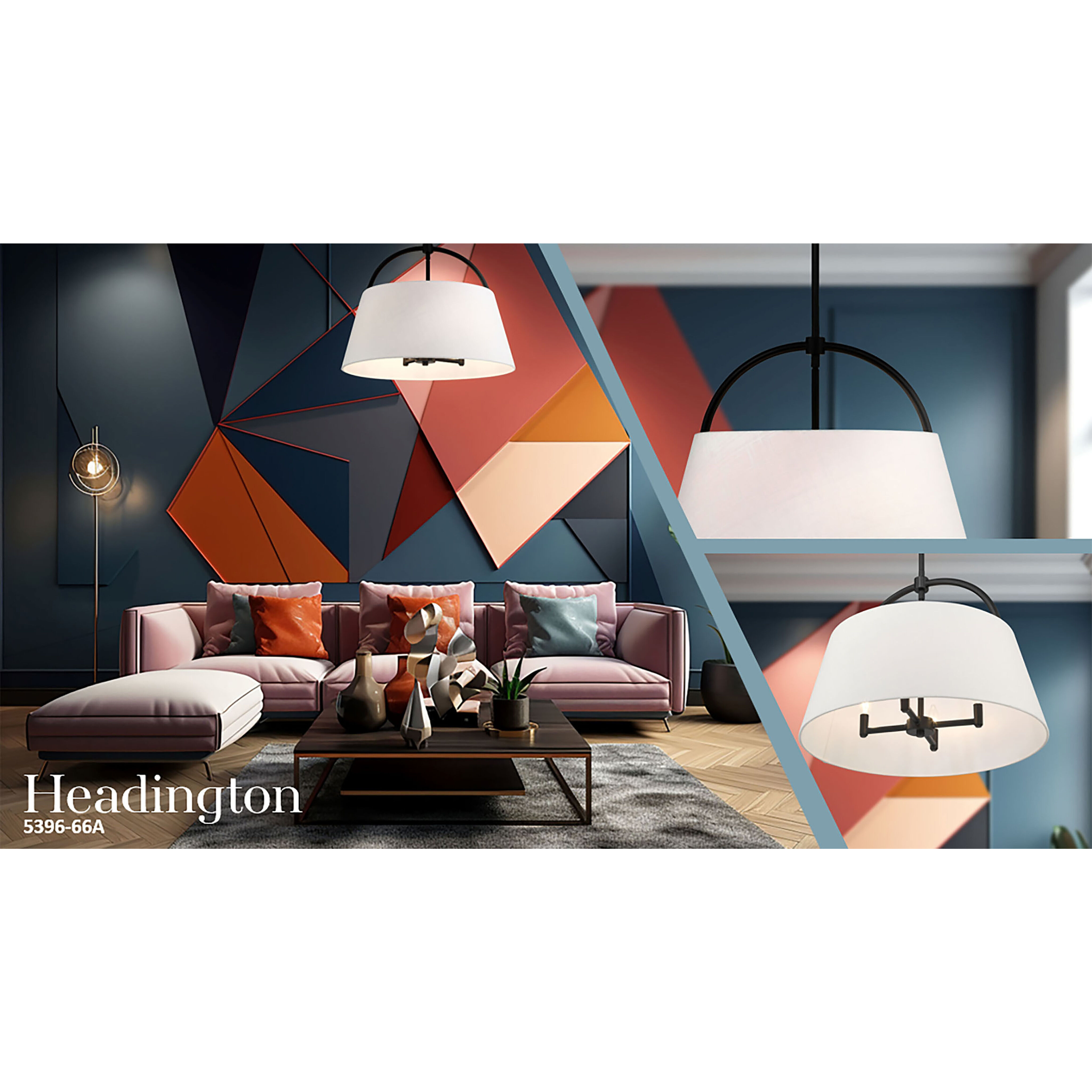 Headington 4 Light 24 inch Coal Island Light Ceiling Light