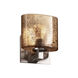 Justice Design Fusion Modular 1-Uplight Wall Sconce (Halogen) in Brushed Nickel FSN-8831-30-MROR-NCKL