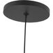 Motif LED 0.75 inch Black Pendant Ceiling Light
