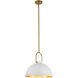 Alora Mood Harper 1 Light 15.75 inch White Pendant Ceiling Light