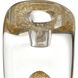Sally 9 X 2.75 inch Candleholder