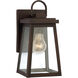Founders 1 Light 11.5 inch Antique Bronze Outdoor Wall Lantern