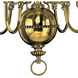 Cambridge 6 Light 29 inch Burnished Brass Indoor Chandelier Ceiling Light