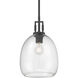 Orbis 1 Light 10 inch Dark Matte Black Mini Pendant Ceiling Light