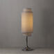 Lollipop 28 inch 8 watt Black Nickel Table Lamp Portable Light