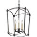 Sean Lavin Thayer 3 Light 12 inch Smith Steel Mini-Lantern Chandelier Ceiling Light