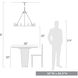 Alastair 9 Light 32 inch Matte Black Chandelier Ceiling Light