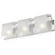 Zephyr 3 Light 23.13 inch Chrome Vanity Wall Light