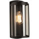 Lakewood LED 6 inch Matte Black Outdoor Wall Light