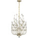 Irina 4 Light 18 inch Noble Brass Chandelier Ceiling Light