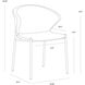 Eric Nono Tapenade Gold Dining Chair, Set Of 2