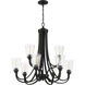 Grace 9 Light 32 inch Espresso Chandelier Ceiling Light in Clear Seeded, Neighborhood Collection