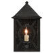 Ripley 1 Light 12.25 inch Midnight Outdoor Wall Sconce, Small