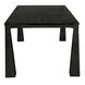 Luther 86 X 41.5 inch Charcoal Black Dining Table