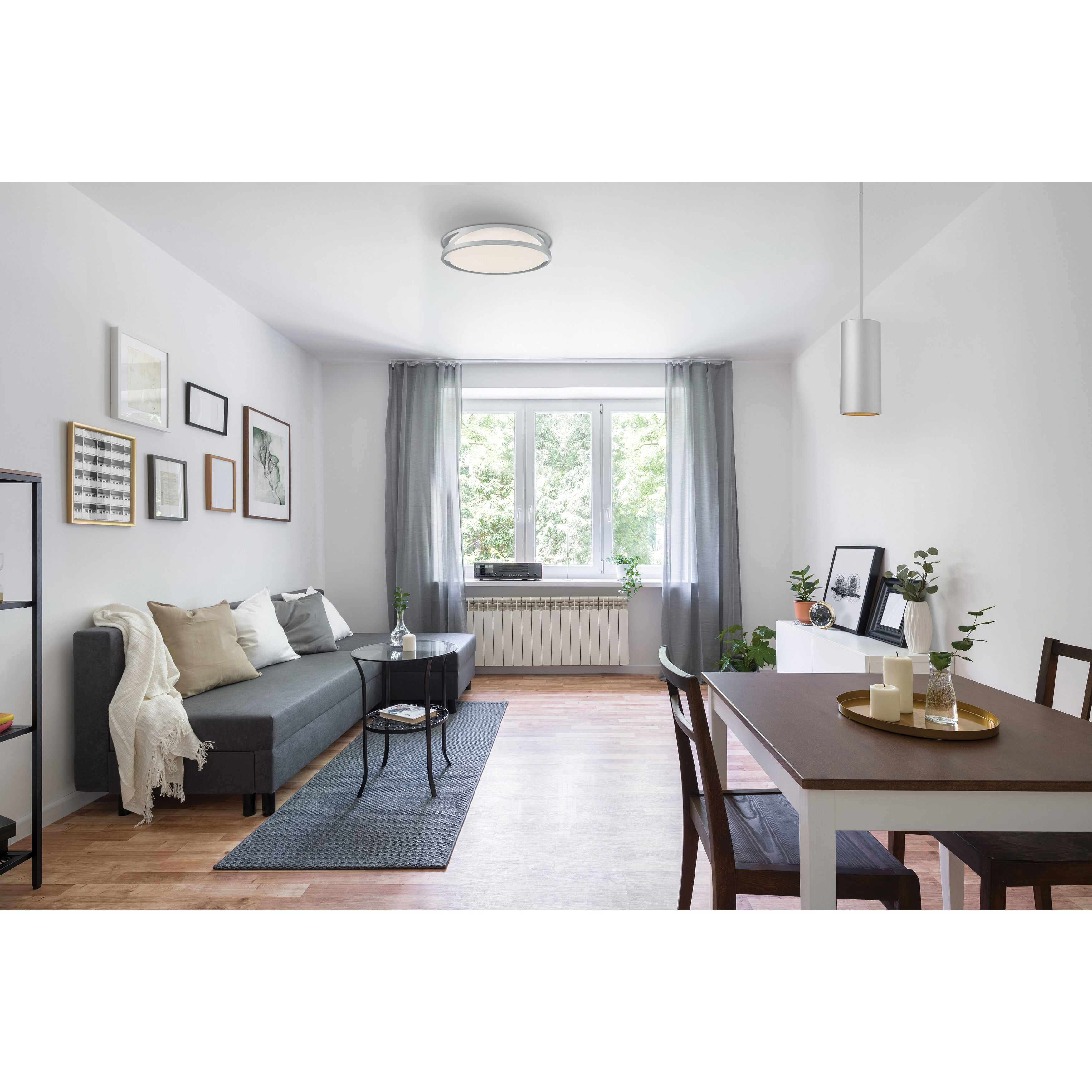 Pilson LED 4.5 inch Satin Pendant Ceiling Light