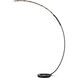 Glissade 80 inch 16.80 watt Black Arc Floor Lamp Portable Light