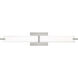 Sean Lavin Metro LED 25.8 inch Satin Nickel Bath Light Wall Light in LED 90 CRI 3000K 277V, White Acrylic, Integrated LED