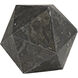 Polyhedron Black Marble Object