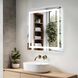 Riven 36 X 36 inch White LED Mirror