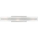 Dex 3 Light 4.75 inch Brushed Nickel Bath Vanity Wall Light