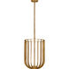 Sean Lavin Sanchi 2 Light 14 inch Polished Antique Brass Pendant Ceiling Light