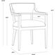 Brylea Natural / Heather Ivory Tweed Dining Armchair