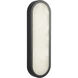 Alora Mood Evelyn 5.25 inch Matte Black and Alabaster Bath Vanity Light Wall Light